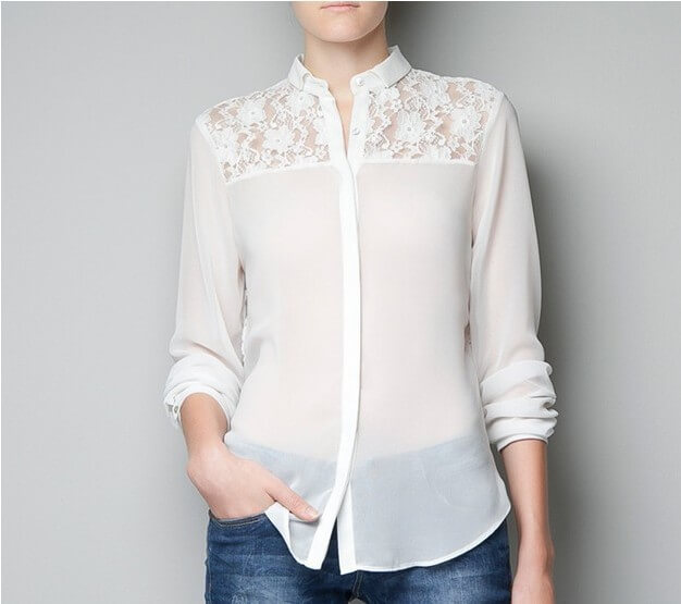 new-2014-white-black-women-blouses-long-sleeve-lace-chiffon-shirt-blusas-femininas-brand-women-clothing